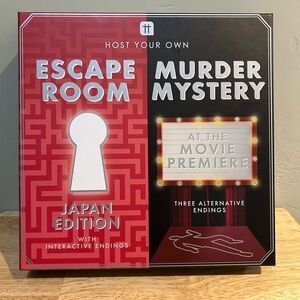 Talking Tables 2 in 1 Host Your Own Escape Room OR Murder Mystery. Brand New!